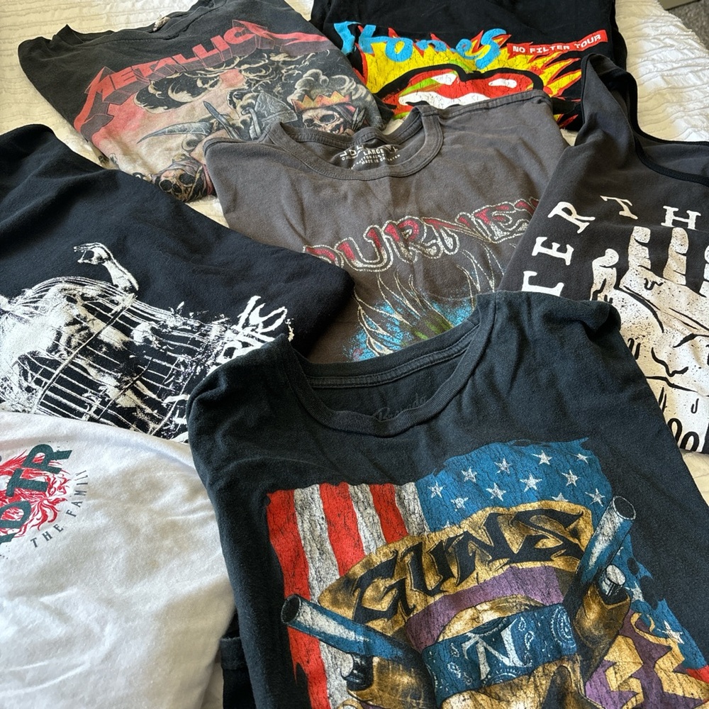 Lot of Band T-Shirts